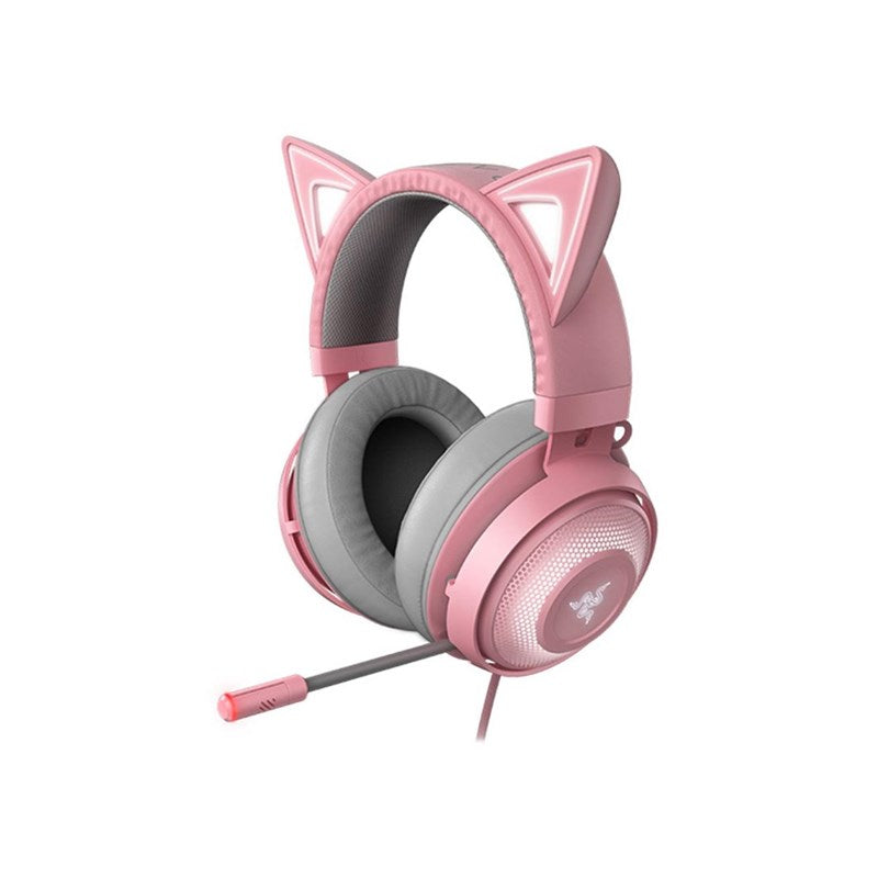 Razer Kraken Kitty Chroma USB Gaming Headset - Quartz - Open Box Razer Kraken Kitty Chroma USB Gaming Headset - Quartz - Open Box